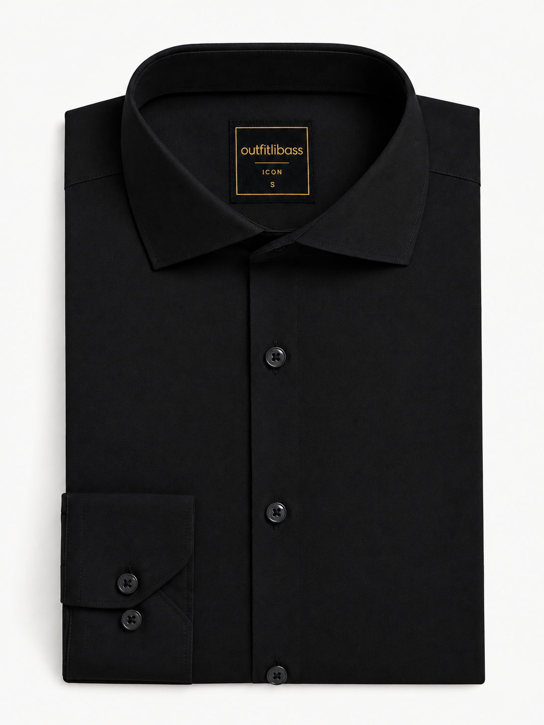MEN'S DRESS BLACK COLOUR SHIRT