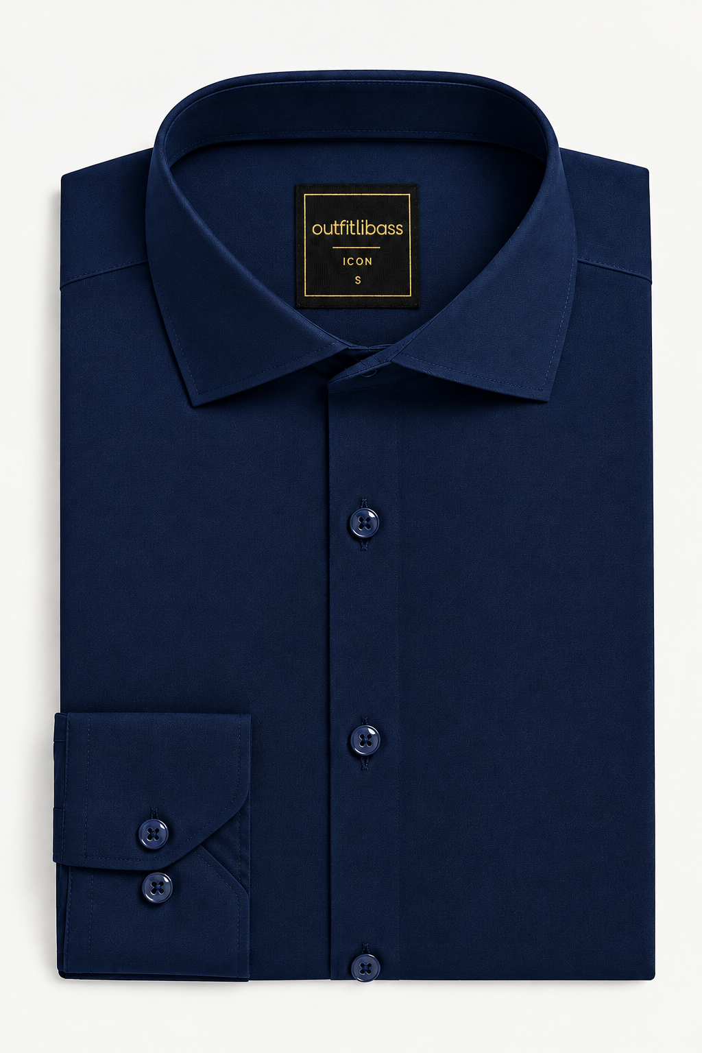 MEN'S DRESS NAVY BLUE COLOUR SHIRT